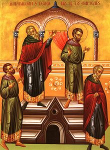 Icon of the Publican and the Pharisee